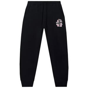 Anti Social Social Club KKoch Sweatpants Black Sz XL 100% Auth ASSC
